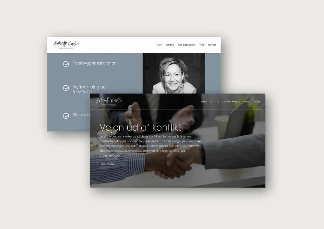 Webdesign konfliktmægler